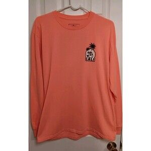 Urban Pipeline Long Sleeve T-Shirt Gold Coast Print Cali Large Coral Color Mens